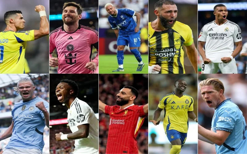 Top 10 cầu thủ có kỹ thuật điêu luyện nhất thế giới